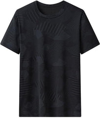 Men's Round Neck Polyester Casual T-shirt (Pack of 2)