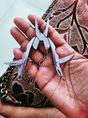 Mini Portable Pocket Plier Keychain Hand Tool Kit