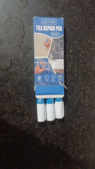 Tile Repair Pen (Pack of 2) Grout Pen for Bathroom, Kitchen, Floor & Wall Tiles