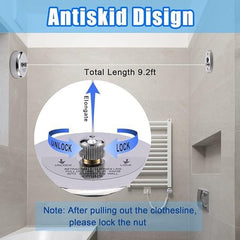 Stainless Steel Retractable Clothesline